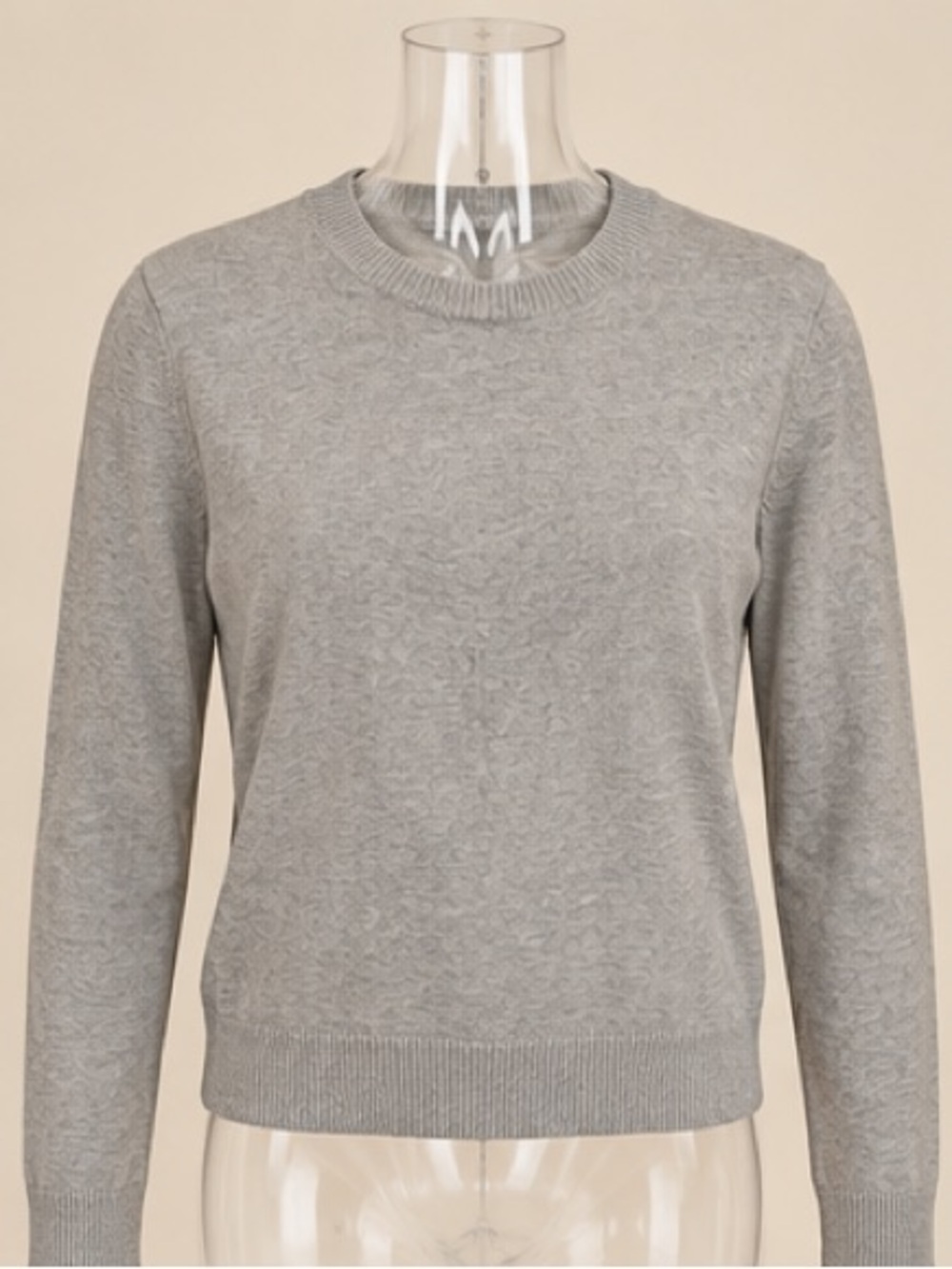 Everlane Gray Organic Cotton COOLMAX Crewneck Sweater – Size M